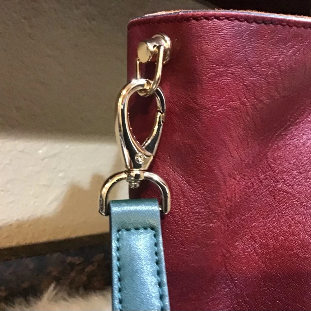 Fendi 2 Jours Multi-Color Leather Bag - Picture 7 of 16